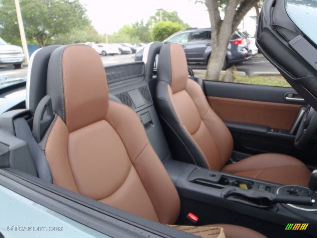 2013 MX-5 Miata Grand Touring Hard Top Roadster - Dolphin Gray Mica / Spicy Mocha photo #20