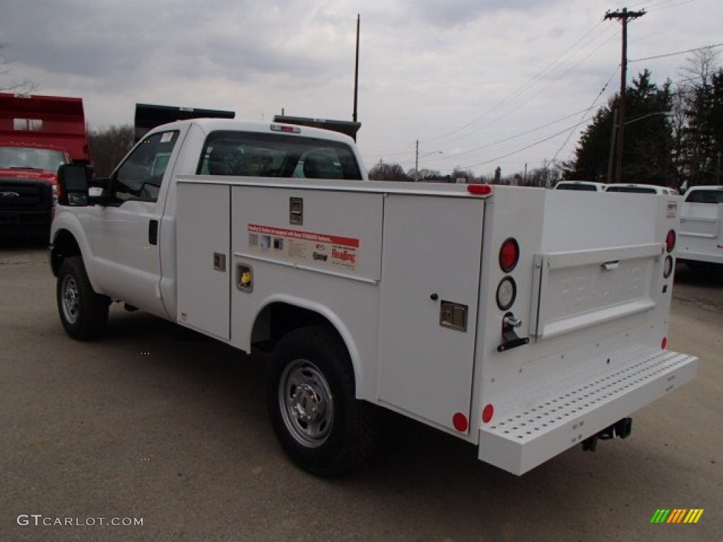 2013 F250 Super Duty XL Regular Cab 4x4 Chassis - Oxford White / Steel photo #6