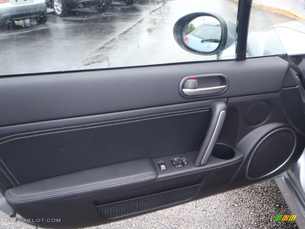 2013 Mazda MX-5 Miata Grand Touring Roadster Black Door Panel Photo #81814381