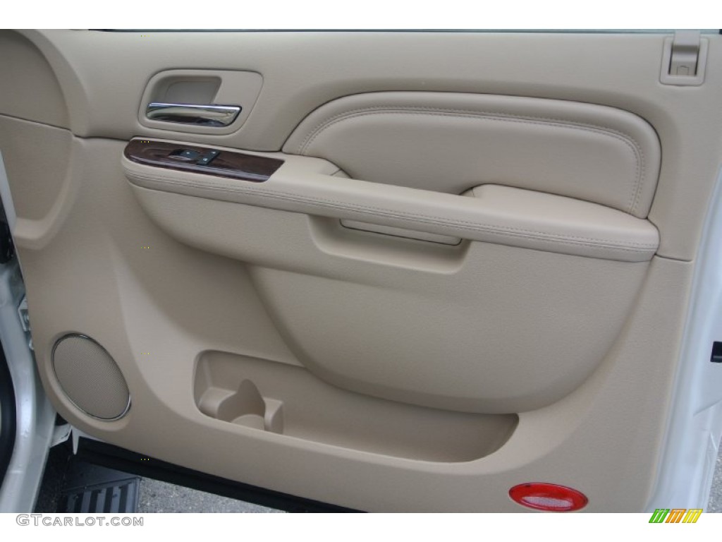 2013 Cadillac Escalade ESV Premium AWD Cashmere/Cocoa Door Panel Photo #81814562
