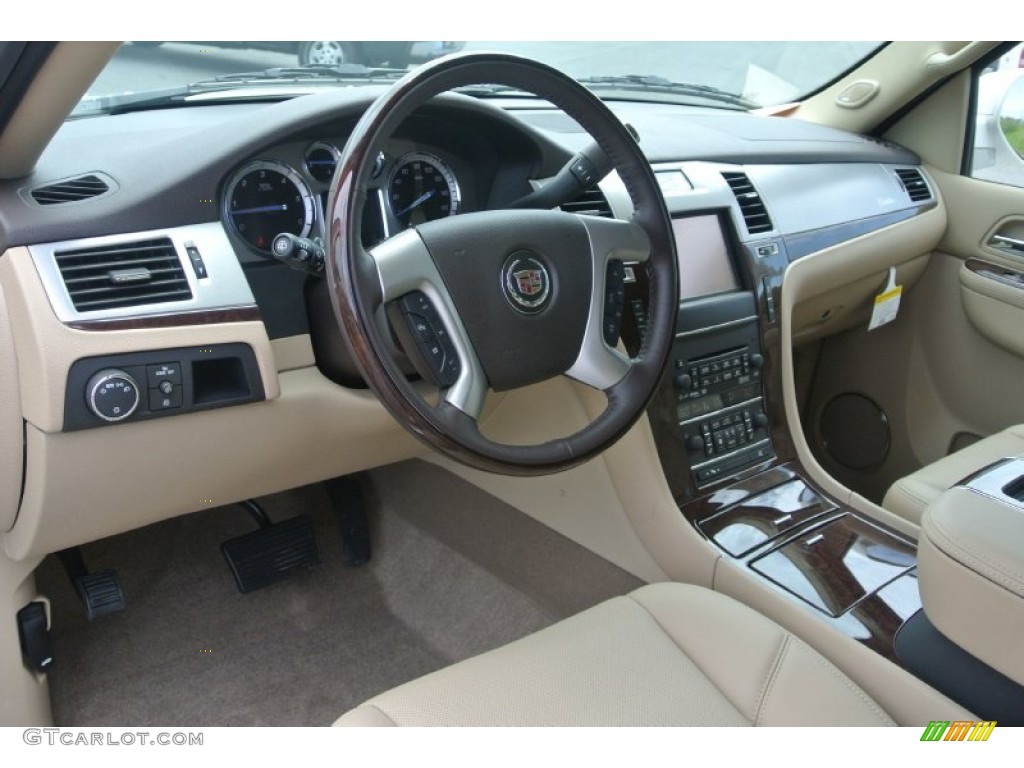 Cashmere/Cocoa Interior 2013 Cadillac Escalade ESV Premium AWD Photo #81814649