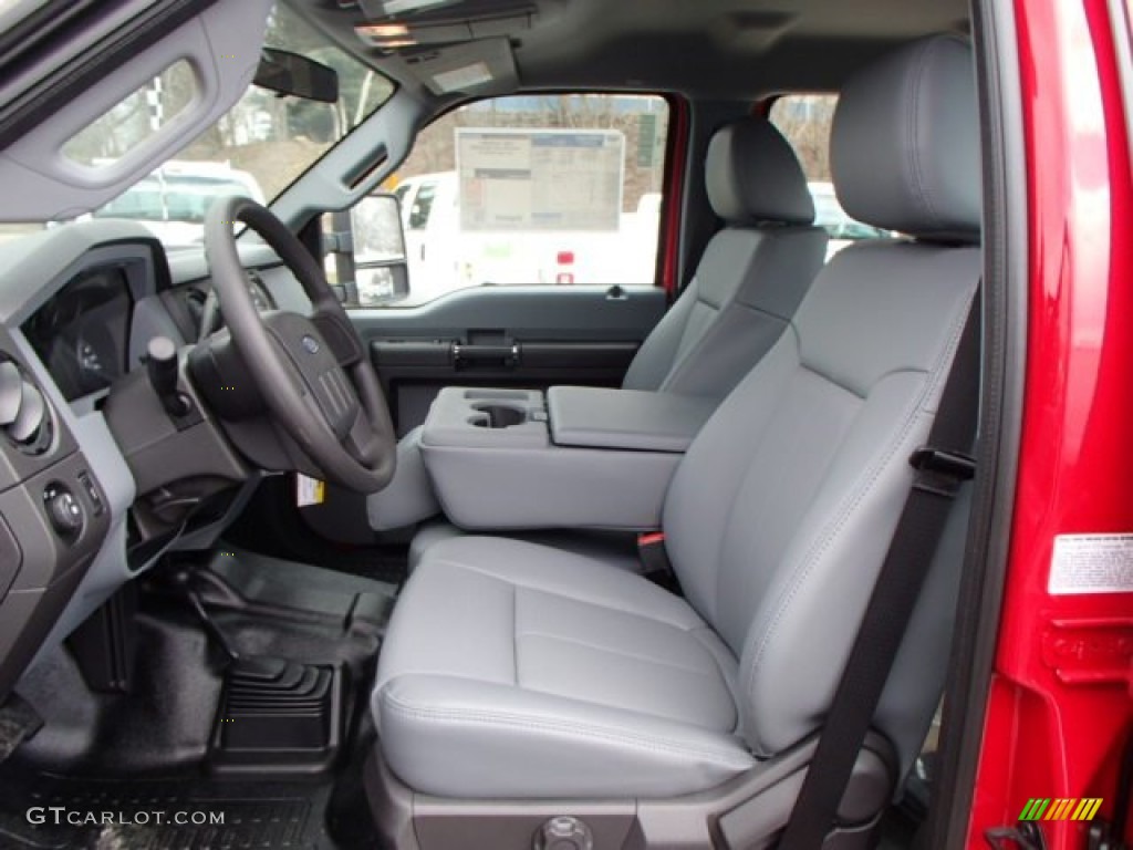2013 Ford F550 Super Duty XL Crew Cab Chassis Front Seat Photo #81814713
