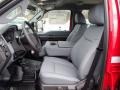 2013 Ford F550 Super Duty Steel Interior Front Seat Photo