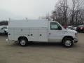 Oxford White 2012 Ford E Series Cutaway E350 Commercial Utility Truck