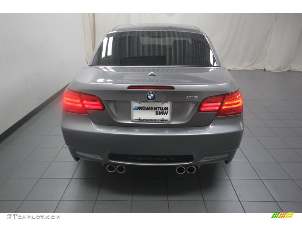 2012 M3 Convertible - Space Gray Metallic / Palladium Silver/Black/Black photo #13