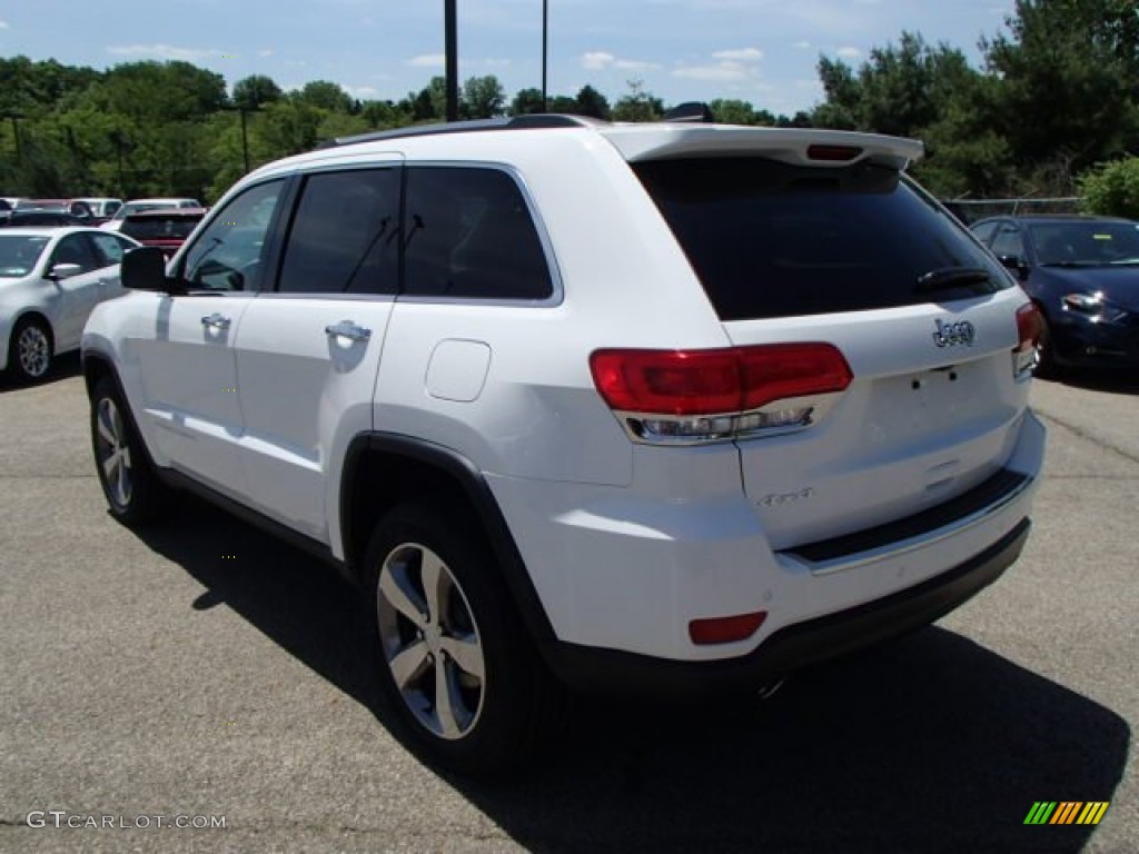 2014 Grand Cherokee Limited 4x4 - Bright White / New Zealand Black/Light Frost photo #8