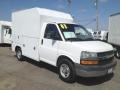 Summit White 2003 Chevrolet Express 3500 Cutaway Moving Truck