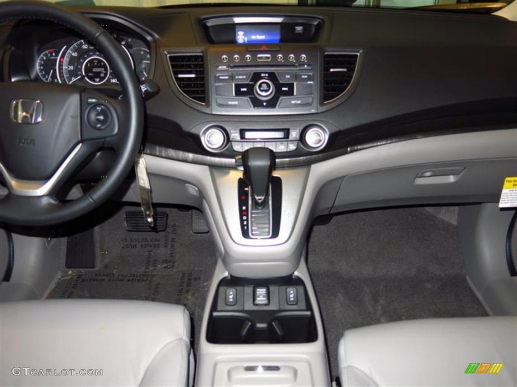 2013 CR-V EX-L - Alabaster Silver Metallic / Gray photo #6