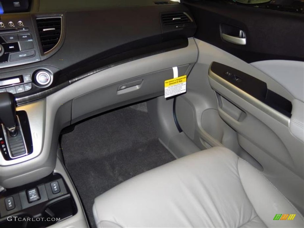 2013 CR-V EX-L - Alabaster Silver Metallic / Gray photo #7