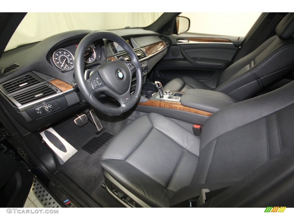 Black Interior 2013 BMW X6 xDrive50i Photo #81816049