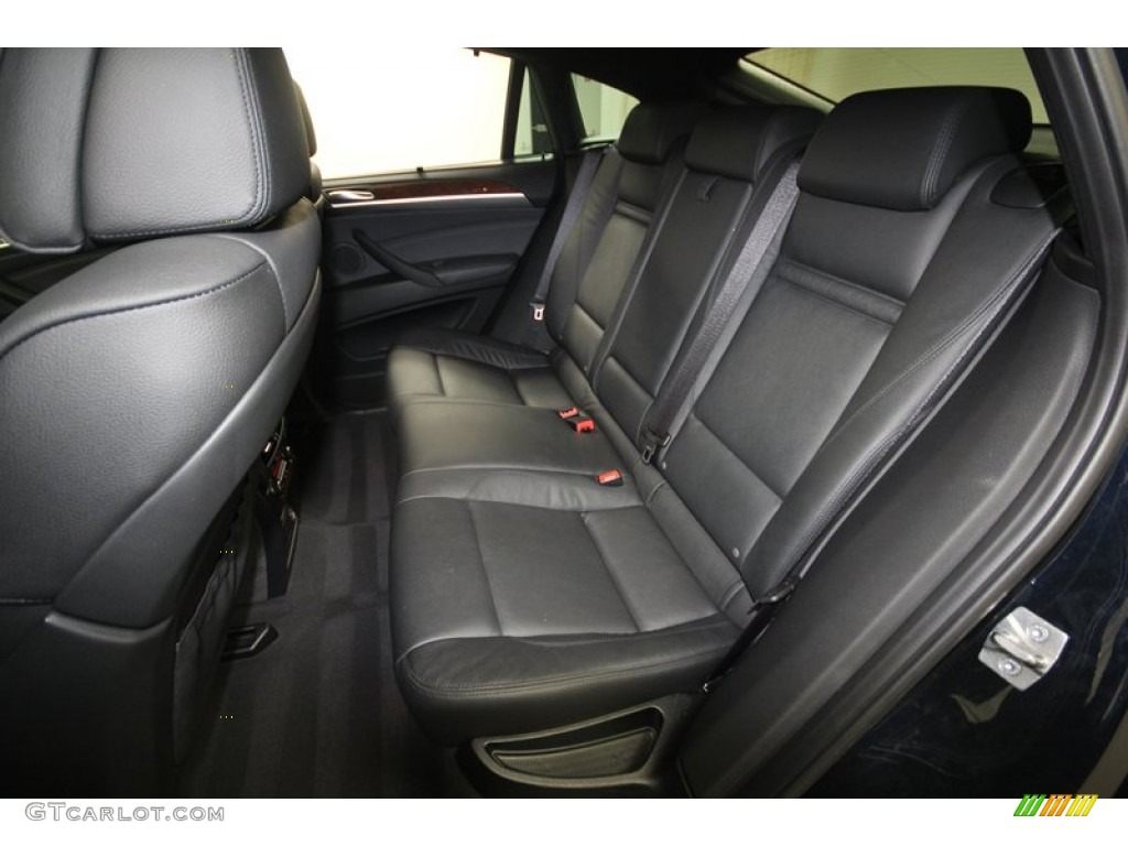Black Interior 2013 BMW X6 xDrive50i Photo #81816072