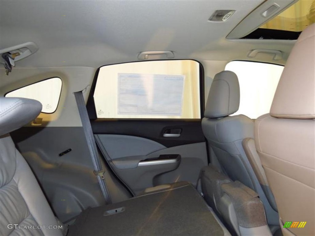 2013 CR-V EX-L - Alabaster Silver Metallic / Gray photo #8