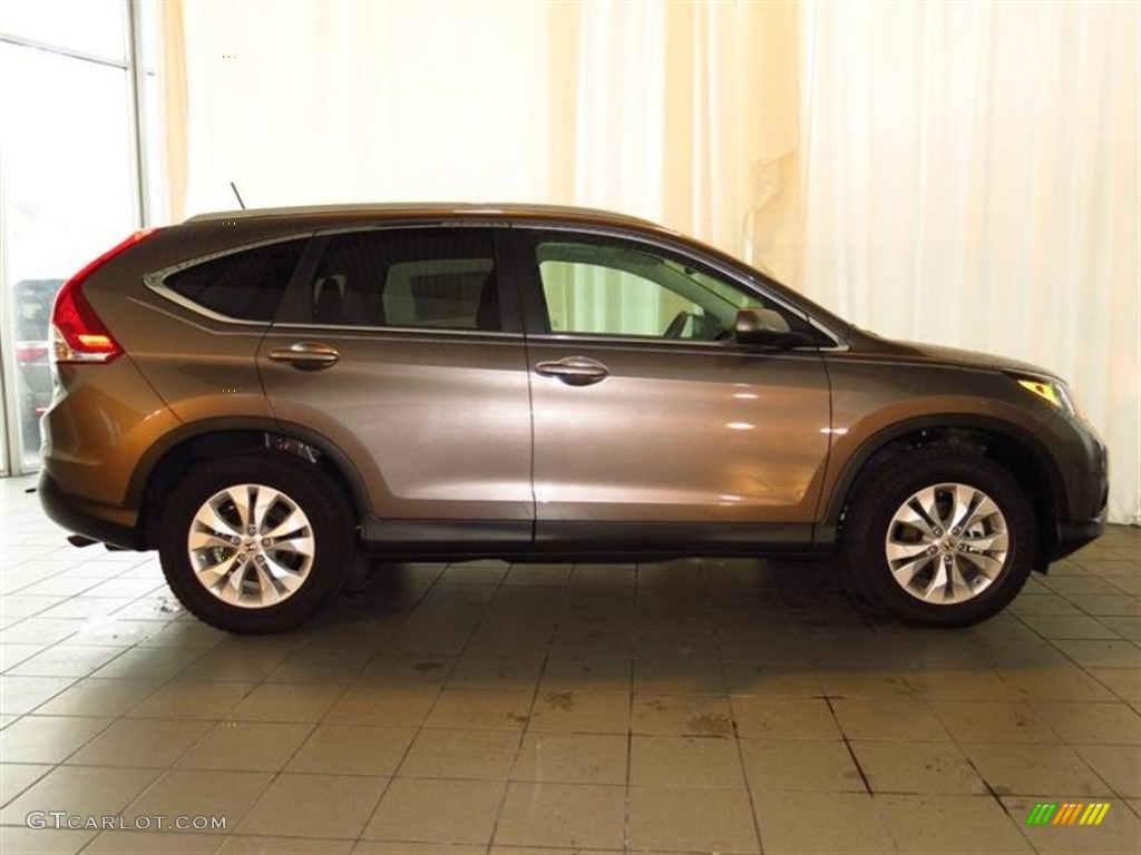 2013 CR-V EX-L - Urban Titanium Metallic / Black photo #2