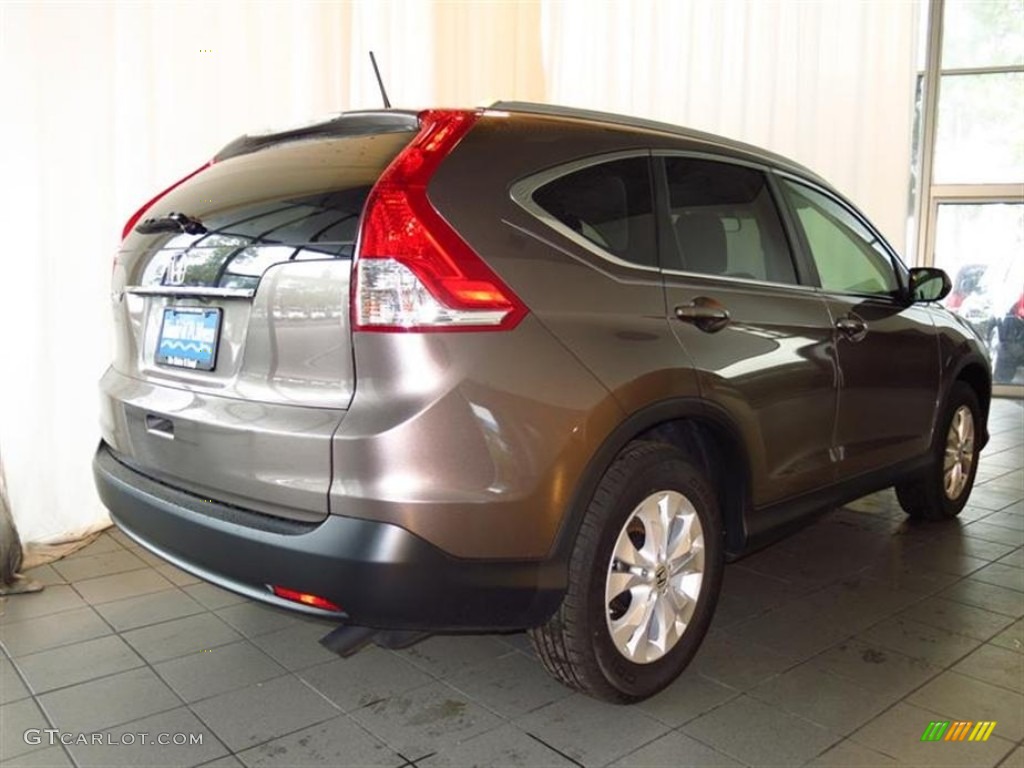 2013 CR-V EX-L - Urban Titanium Metallic / Black photo #3