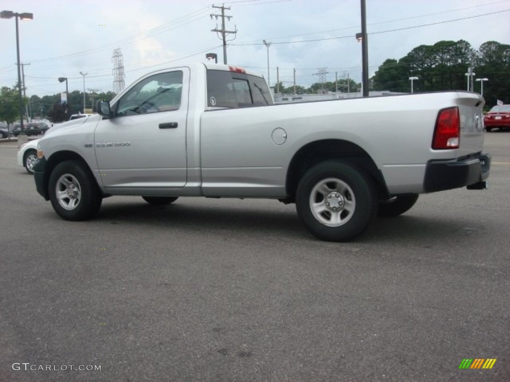 2012 Ram 1500 ST Regular Cab - Bright Silver Metallic / Dark Slate Gray/Medium Graystone photo #4