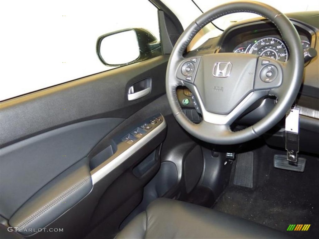 2013 CR-V EX-L - Urban Titanium Metallic / Black photo #5