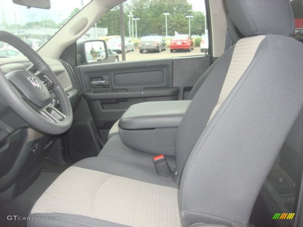 2012 Ram 1500 ST Regular Cab - Bright Silver Metallic / Dark Slate Gray/Medium Graystone photo #10