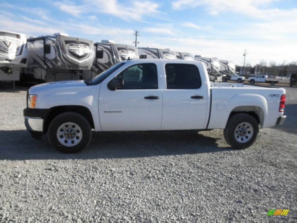 2013 Sierra 1500 Crew Cab 4x4 - Summit White / Dark Titanium photo #4