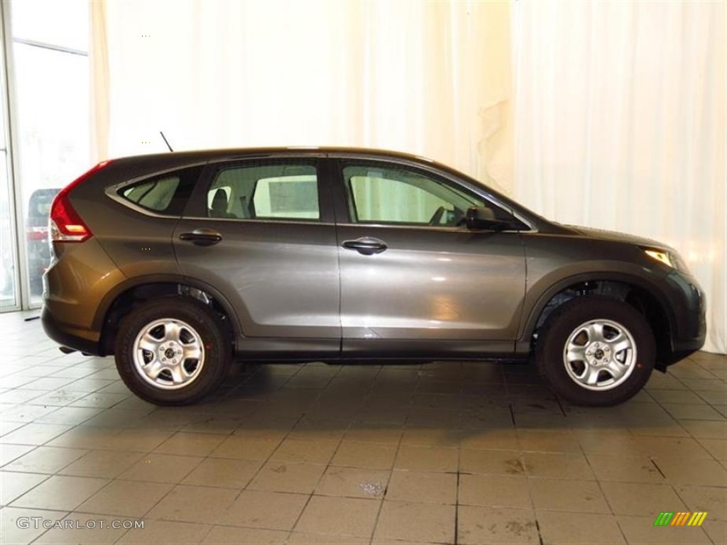 2013 CR-V LX - Polished Metal Metallic / Gray photo #2