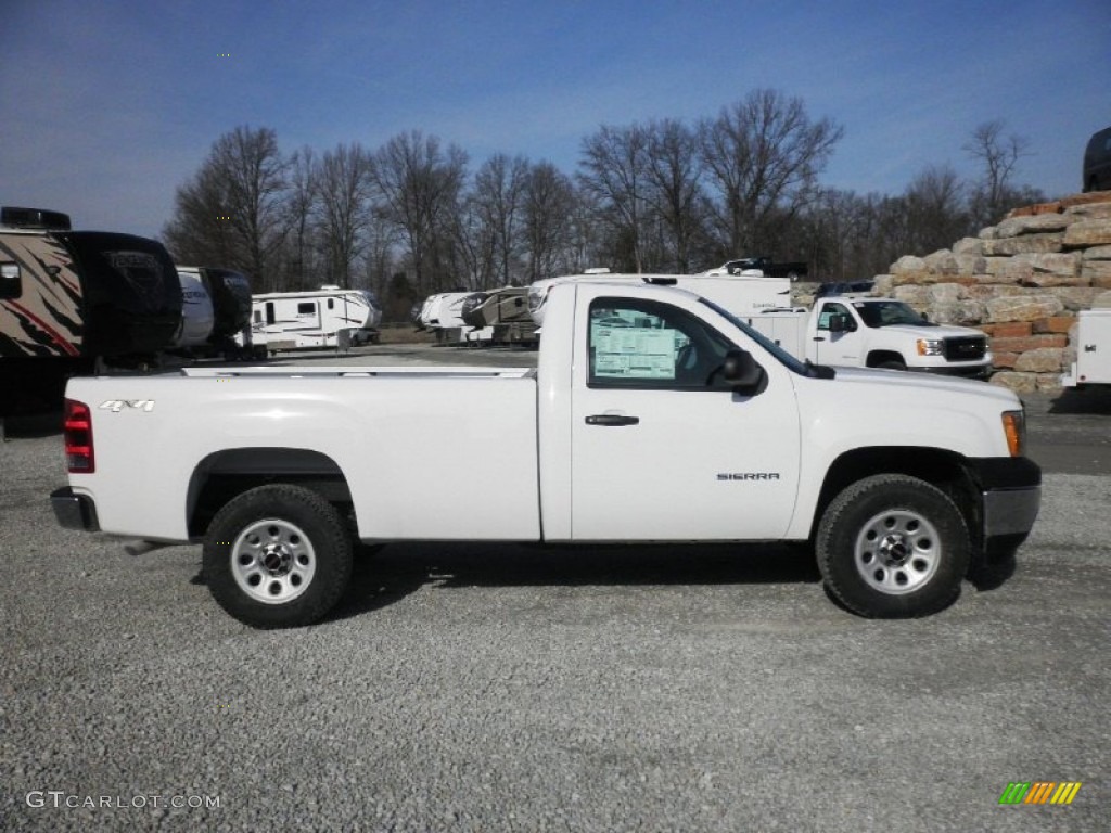 2013 Sierra 1500 Regular Cab 4x4 - Summit White / Ebony photo #1