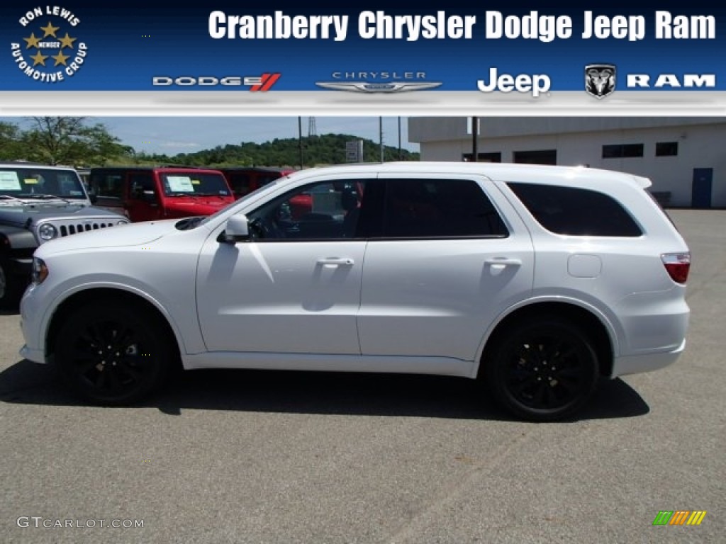 2013 Durango SXT Blacktop AWD - Bright White / Black photo #1