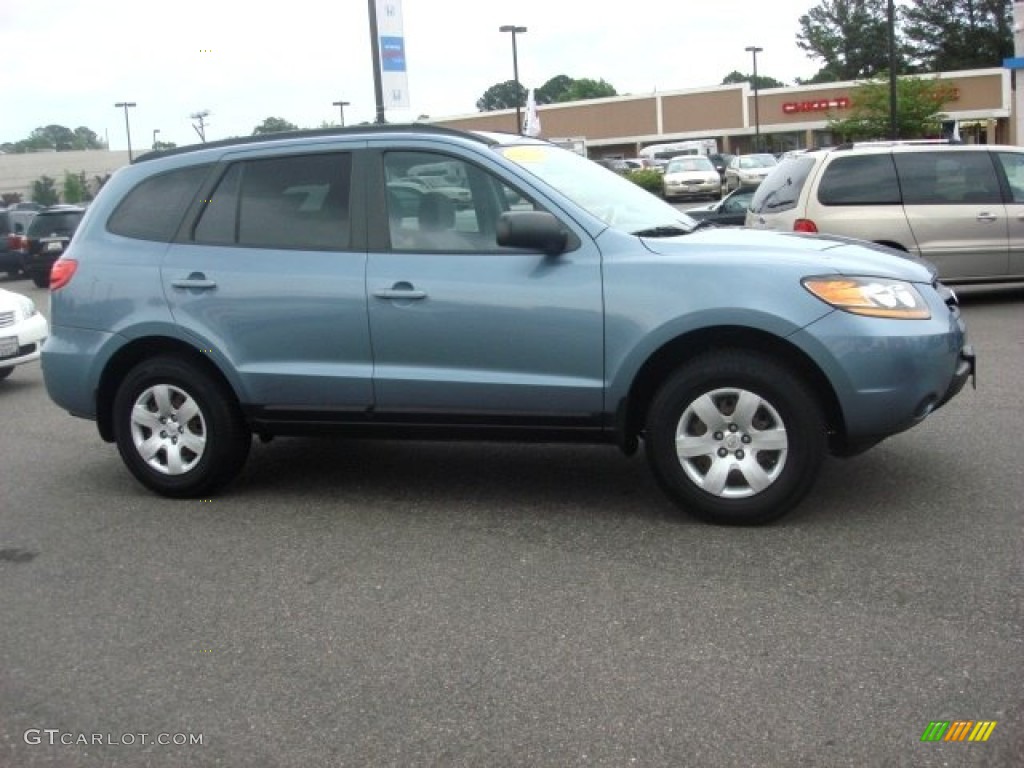 2009 Santa Fe GLS - Silver Blue / Gray photo #7