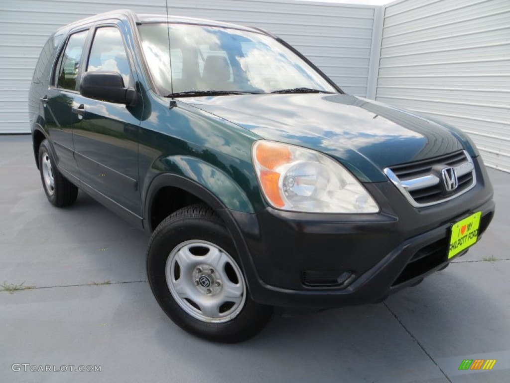 2003 CR-V LX - Clover Green Pearl / Saddle photo #1