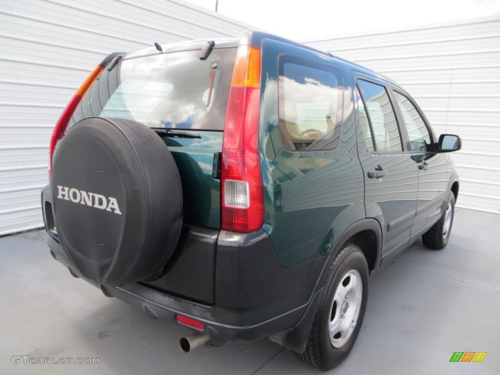 2003 CR-V LX - Clover Green Pearl / Saddle photo #4