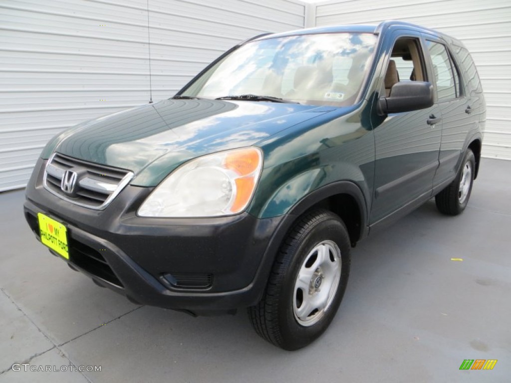 2003 CR-V LX - Clover Green Pearl / Saddle photo #7