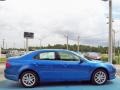 2012 Blue Flame Metallic Ford Fusion SEL V6  photo #6