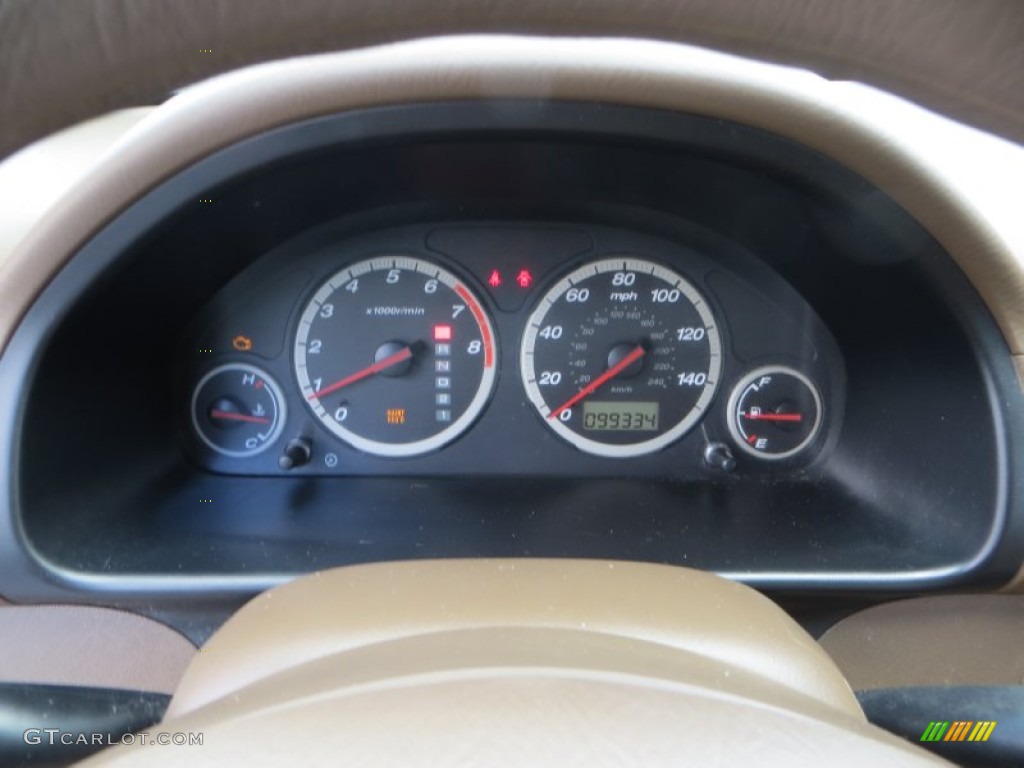 2003 CR-V LX - Clover Green Pearl / Saddle photo #38