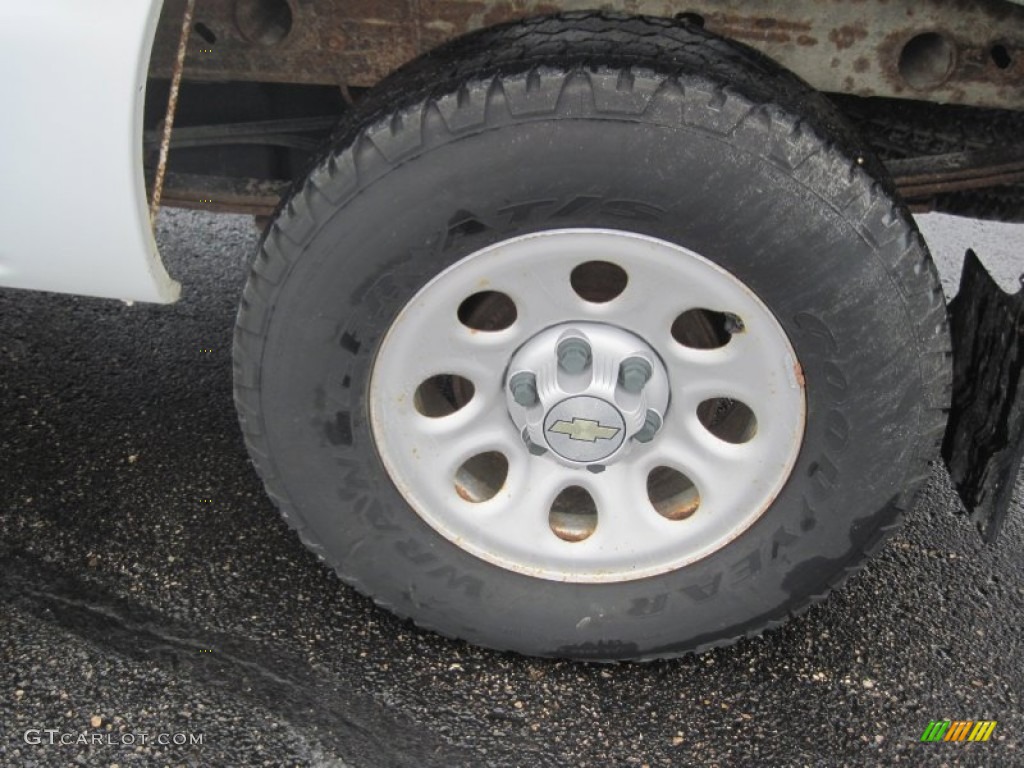 2006 Silverado 1500 Work Truck Regular Cab 4x4 - Summit White / Dark Charcoal photo #8