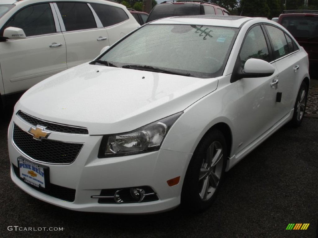 2013 Cruze LT/RS - Summit White / Cocoa/Light Neutral photo #1