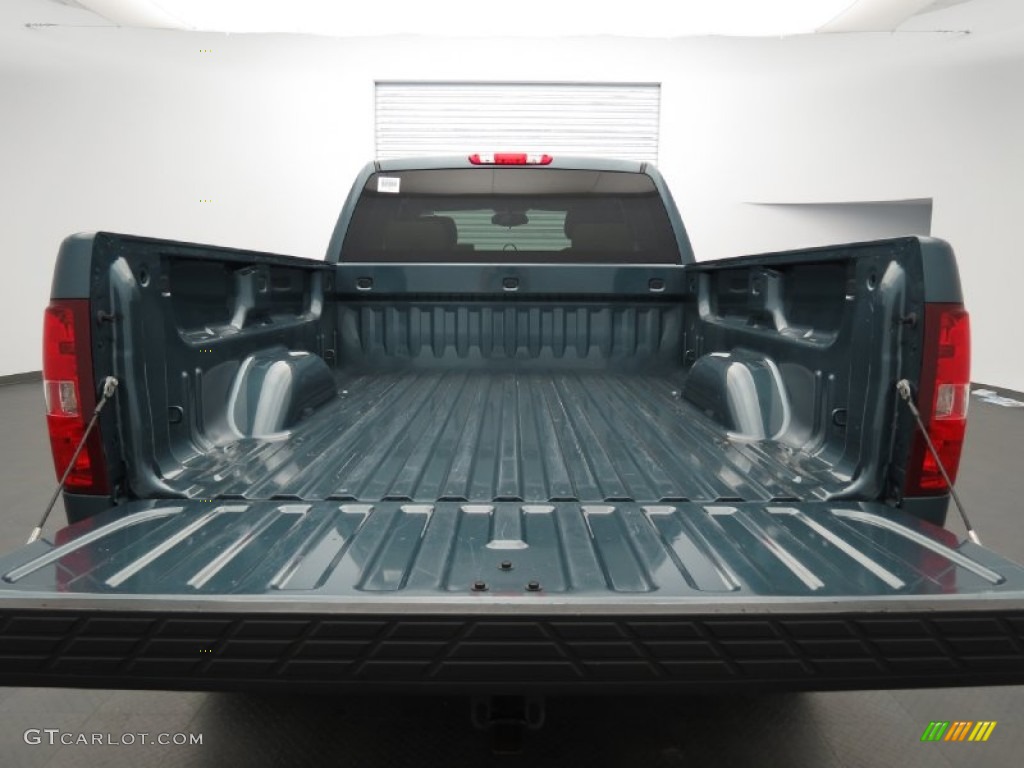 2011 Silverado 1500 LT Extended Cab - Blue Granite Metallic / Light Titanium/Ebony photo #9