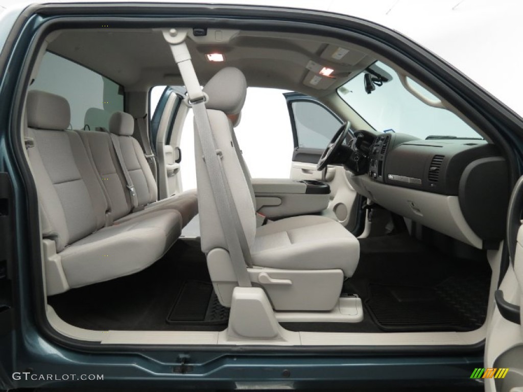 2011 Silverado 1500 LT Extended Cab - Blue Granite Metallic / Light Titanium/Ebony photo #14