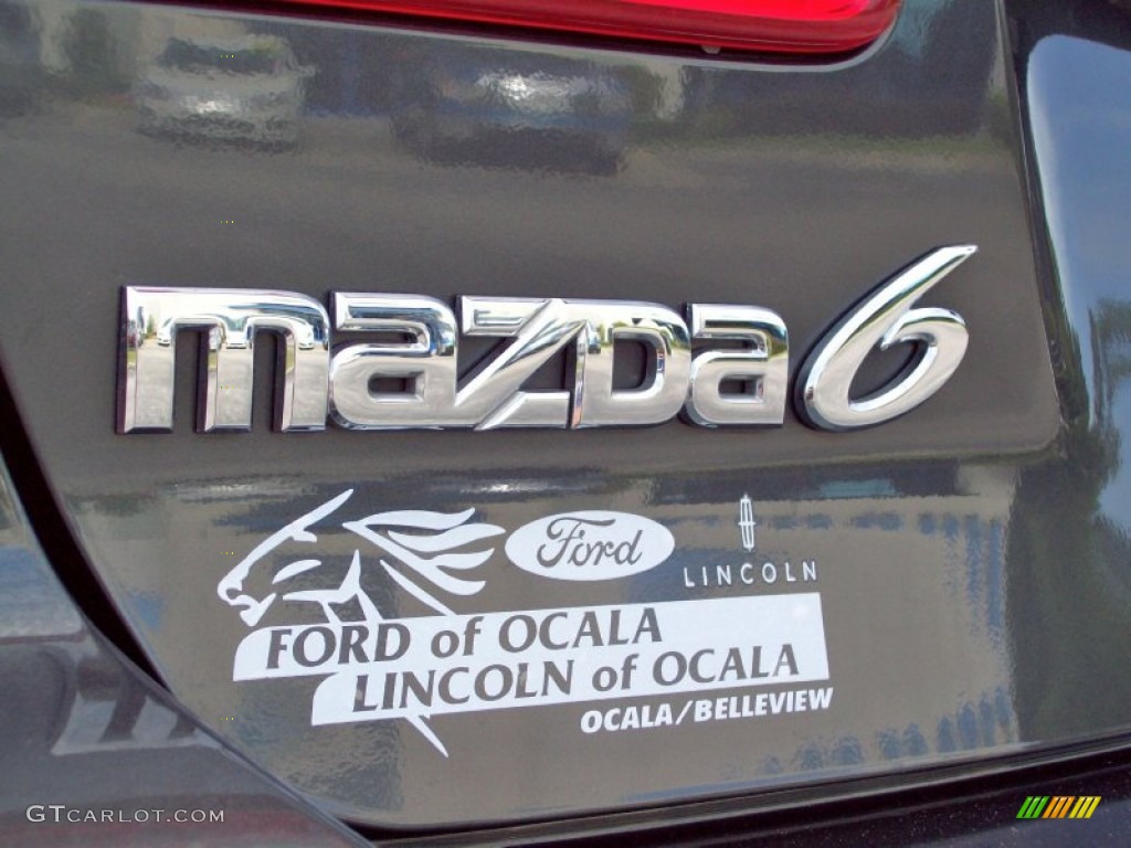 2004 MAZDA6 s Sedan - Steel Gray Metallic / Black photo #9