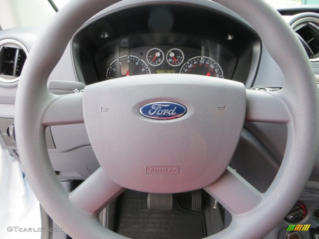 2013 Ford Transit Connect XL Van Dark Gray Steering Wheel Photo #81826467