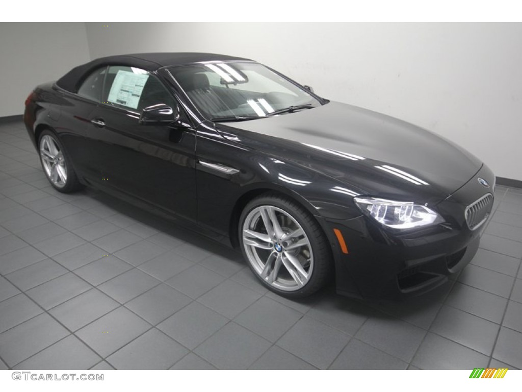 2014 6 Series 650i Convertible - Black Sapphire Metallic / Black photo #6