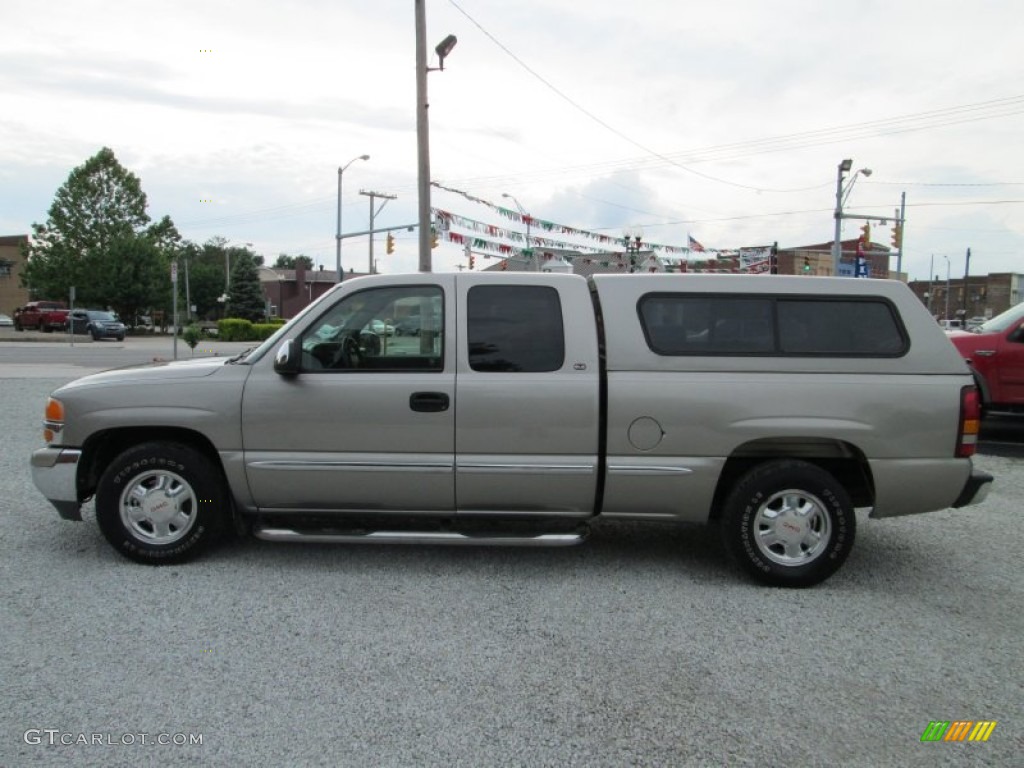 2000 Sierra 1500 SL Extended Cab - Pewter Metallic / Graphite photo #1