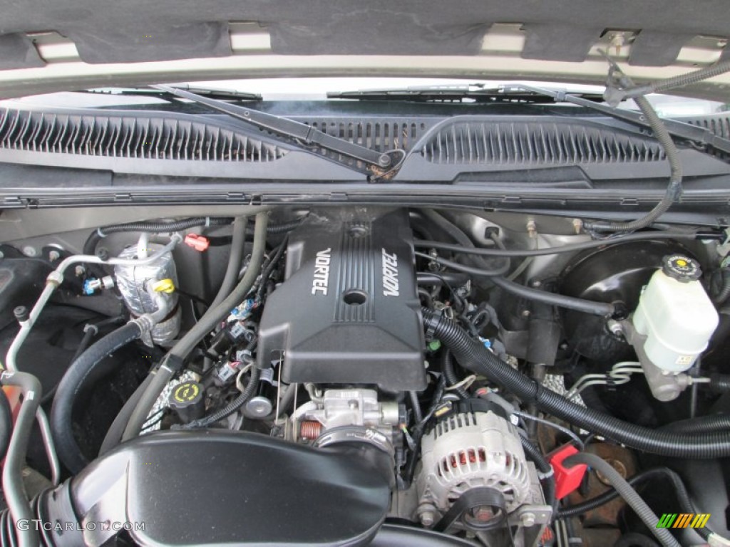 2000 GMC Sierra 1500 SL Extended Cab 5.3 Liter OHV 16-Valve Vortec V8 Engine Photo #81828188