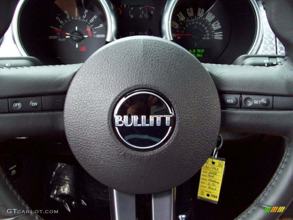 2008 Ford Mustang Bullitt Coupe Steering Wheel Photos