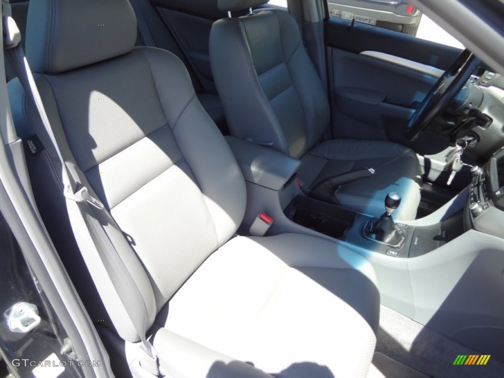 Quartz Gray Interior 2006 Acura TSX Sedan Photo #81828990