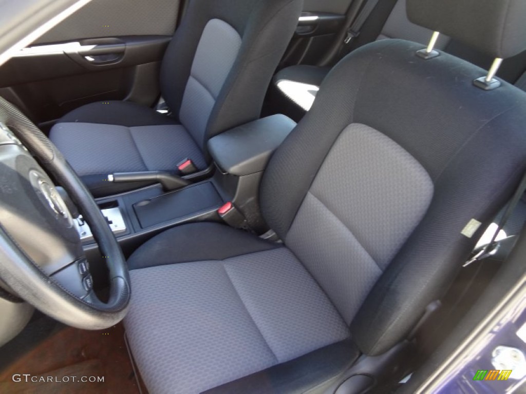 2006 MAZDA3 i Sedan - Strato Blue Mica / Black photo #4