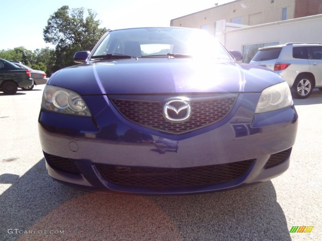 2006 MAZDA3 i Sedan - Strato Blue Mica / Black photo #14
