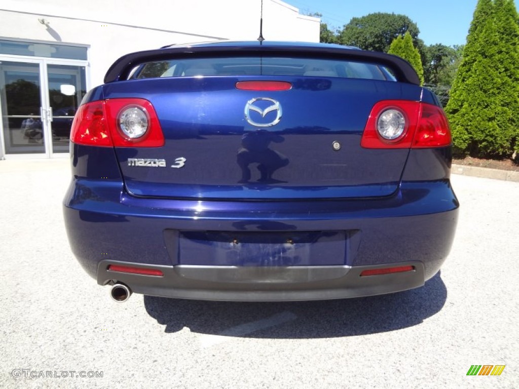 2006 MAZDA3 i Sedan - Strato Blue Mica / Black photo #15