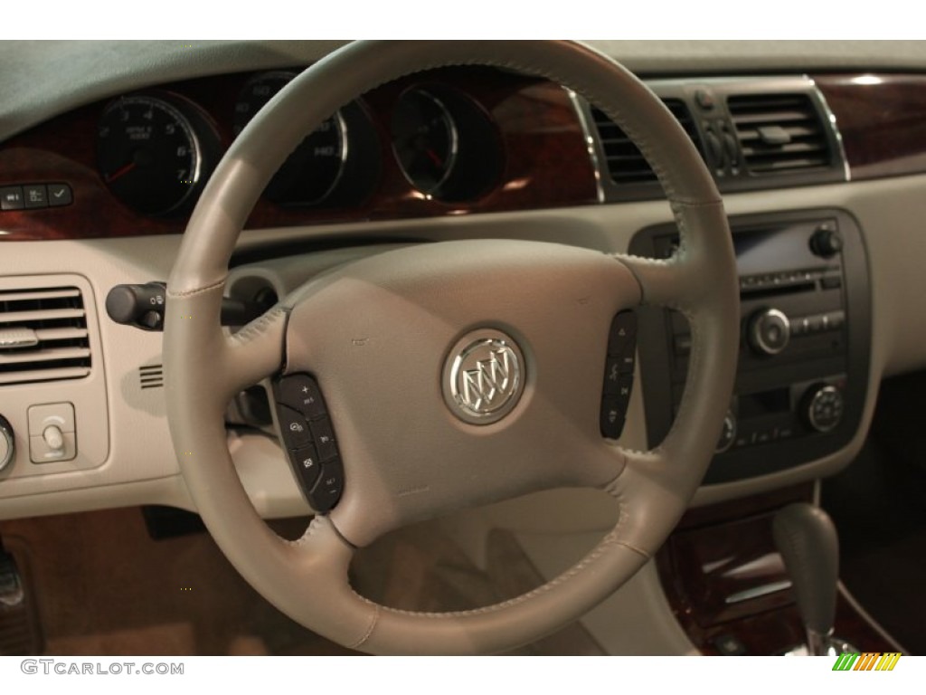 2009 Buick Lucerne CXL Titanium Steering Wheel Photo #81829379