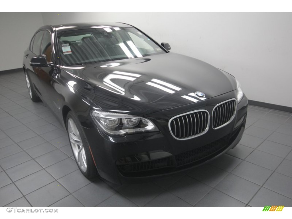 2013 7 Series 750Li Sedan - Black Sapphire Metallic / Black photo #5