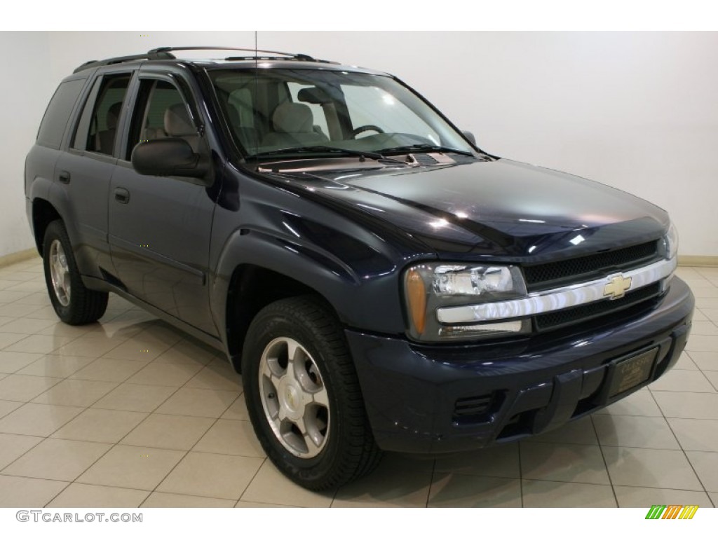 2008 TrailBlazer LT 4x4 - Imperial Blue Metallic / Light Gray photo #1