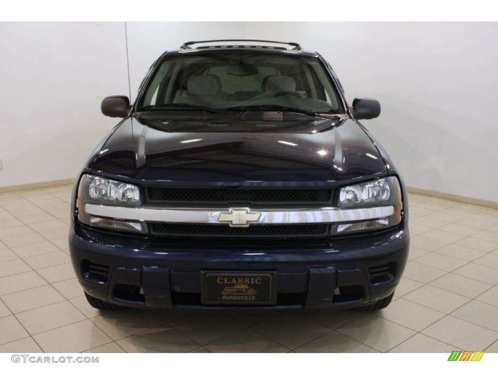 2008 TrailBlazer LT 4x4 - Imperial Blue Metallic / Light Gray photo #2