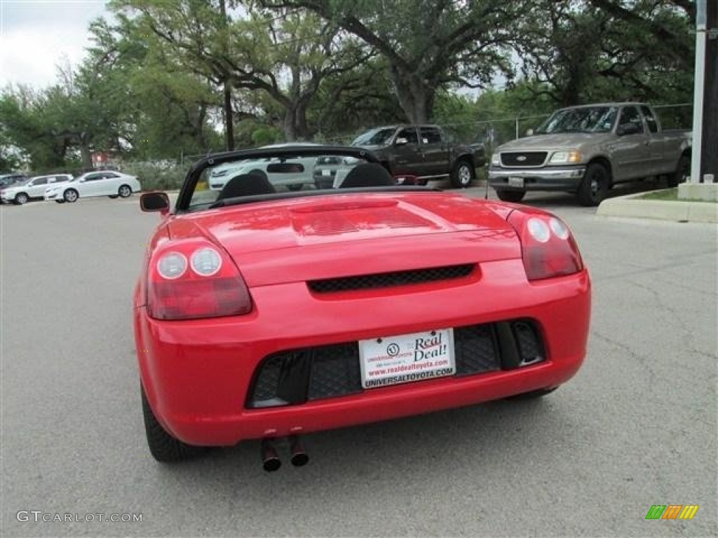 2001 MR2 Spyder Roadster - Absolutely Red / Red photo #5